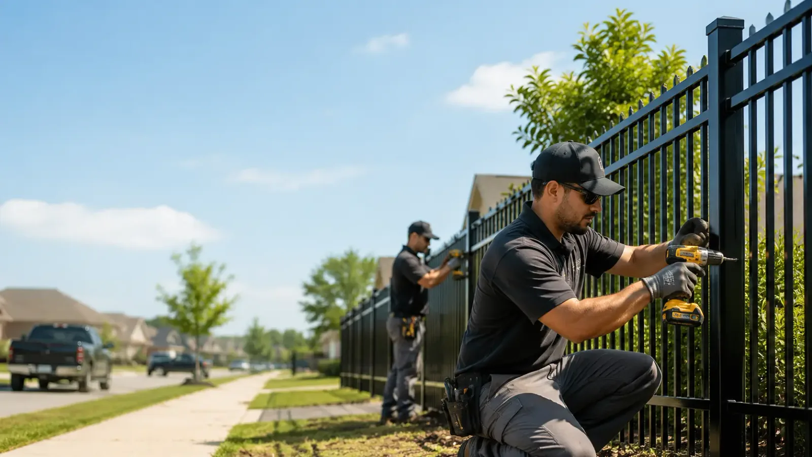 Metal Fence Installation in Albany, TX